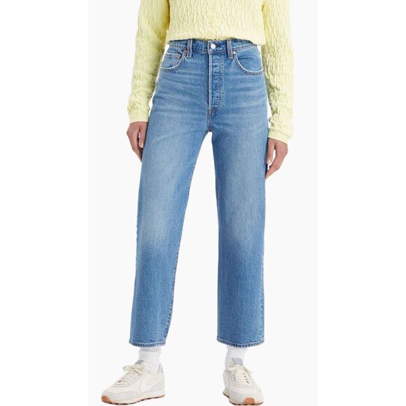 NWT LEVIS RIBCAGE STRAIGHT ANKLE WOMEN'S Jeans, Sz 31, $118 F41 - Picture 4 of 11